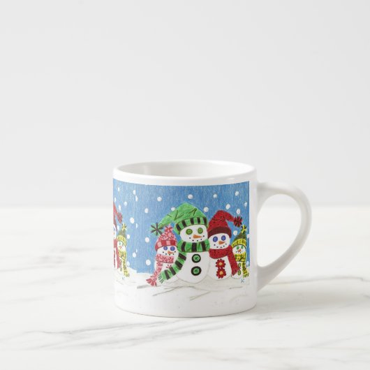 Espresso Tasse Snowmen (Rechts)