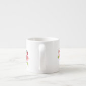 Espresso Tasse : Weingläser mit wilden Blume (Rückseite)