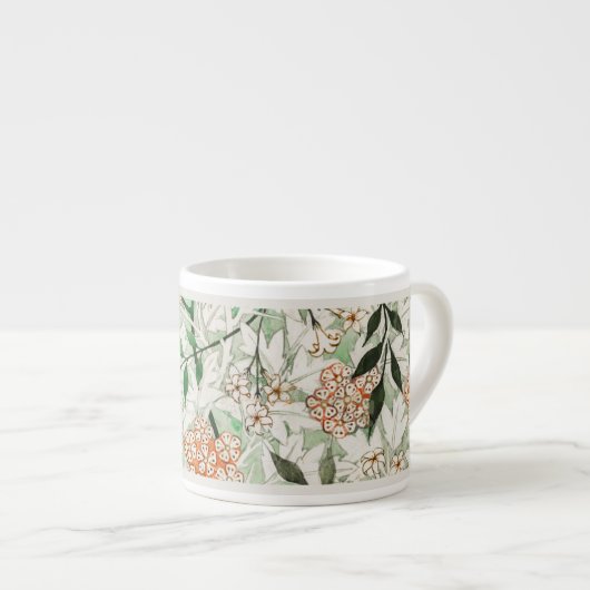 ESPRESSO-TASSE: WILLIAM MORRIS : JASMINE ESPRESSOTASSE (Vorderseite Rechts)