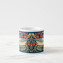 ESPRESSO-TASSE: WILLIAM MORRIS : STRAWBERRY THIEVE