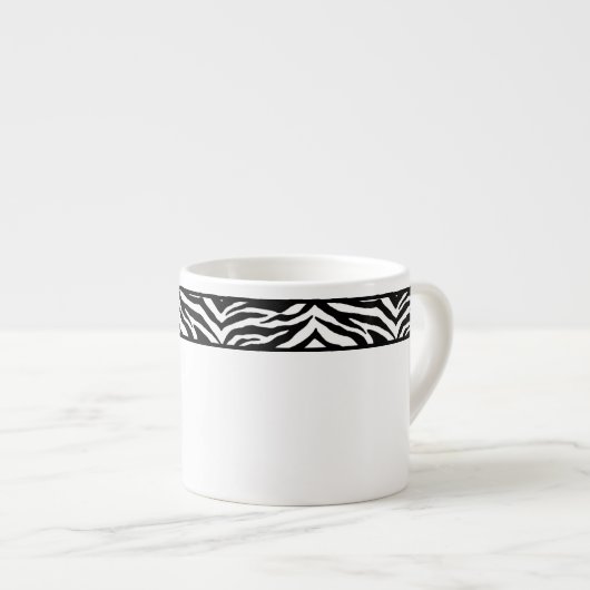 Espresso Tasse-Zebra Print Espressotasse (Vorderseite Rechts)