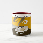 Espresso-Tasse Zweifarbige Tasse (Mittel)