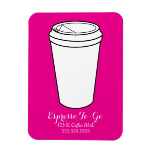 Espresso-To-Go-Geschäftslösung Magnet