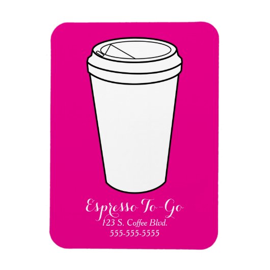 Espresso-To-Go-Geschäftslösung Magnet (Vertikal)