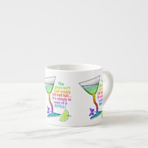 ESPRESSO-U. CHINA-SCHALEN - GLAS HALB VOLL ESPRESSOTASSE