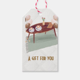 Espresso und Balloons Geschenkanhänger