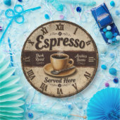 Espresso Vintage Coffee Bar Pappteller (Party)