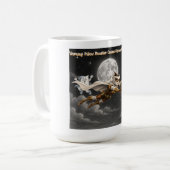 Espresso Vollstrecker vs. Kissenmonster Kaffeetasse (Vorderseite Links)