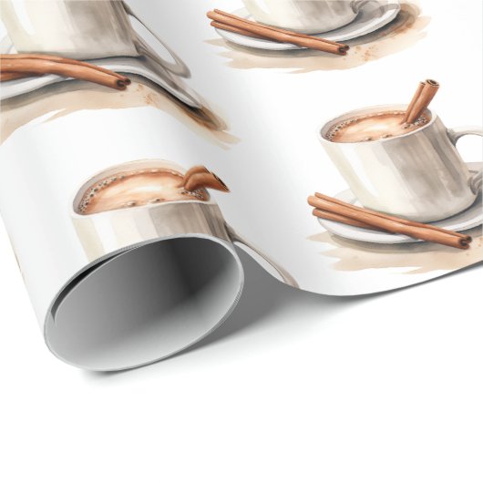Espresso Wrapping Paper Geschenkpapier (Rolleneckpunkt)