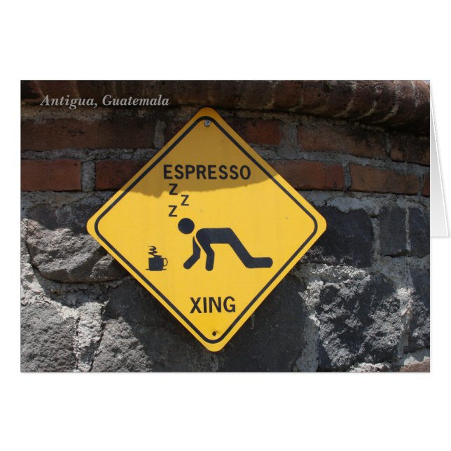 Espresso Xing, Antigua Guatemala (Vorderseite (Horizontal))
