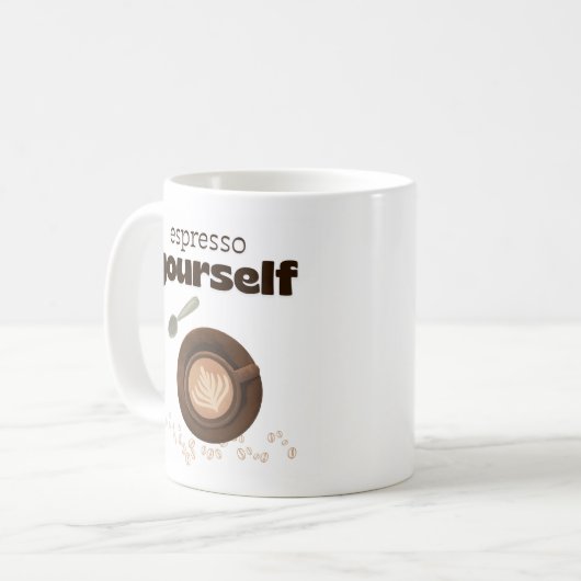 Espresso Yourself 325ml Coffee Mug Kaffeetasse (Vorderseite Links)