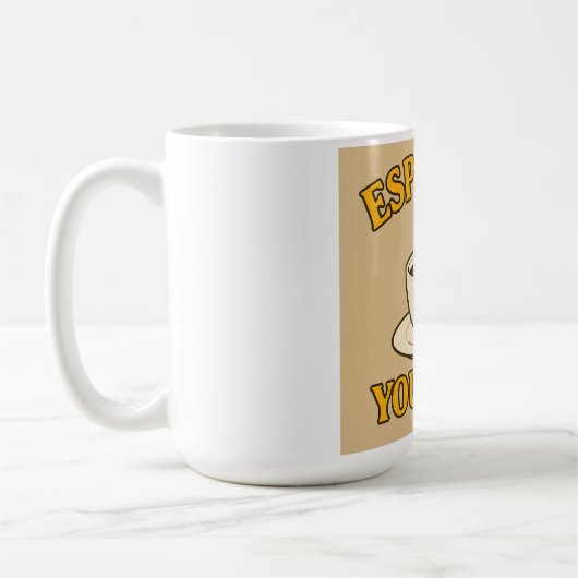 Espresso Yourself – Fun Coffee Lover Graphic Tee Kaffeetasse (Links)