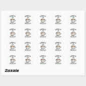 Espresso Yourself Kaffee Runder Aufkleber (Blatt)
