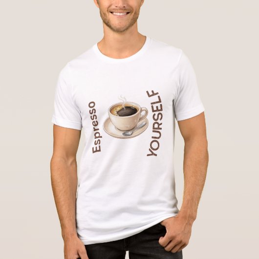 Espresso Yourself Tri-Blend Shirt (Vorderseite)