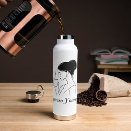 ☕ Espresso Yourself 💭 Trinkflasche