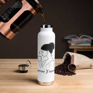 ☕ Espresso Yourself 💭 Trinkflasche