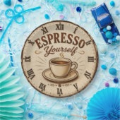 Espresso Yourself Vintage Coffee Pappteller (Party)