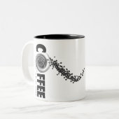 Espresso Zweifarbige Tasse (Vorderseite Links)