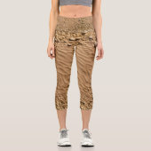 Espressofarben Capri Leggings (Vorderseite)
