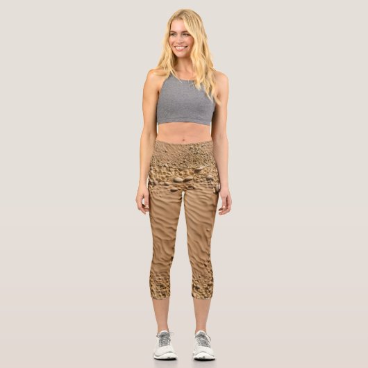 Espressofarben Capri Leggings (Vorderseite)