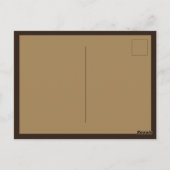 Espressoferien für Cappuccino Postkarte (Rückseite)