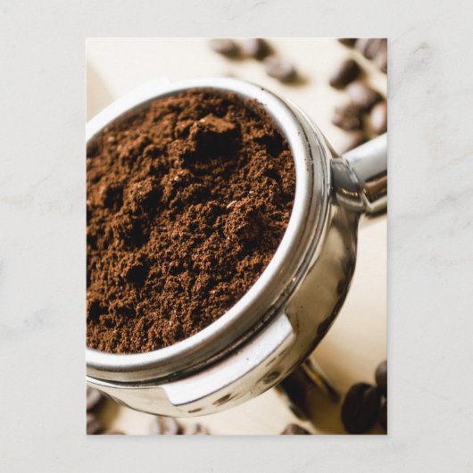 Espressoferien für Cappuccino Postkarte (Vorderseite)