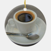 Espressokaffee Weihnachten Ornament (Hinten)