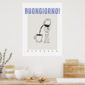 Espressomaffee Poster (Küche)
