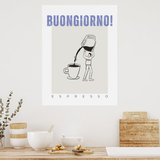 Espressomaffee Poster (Küche)