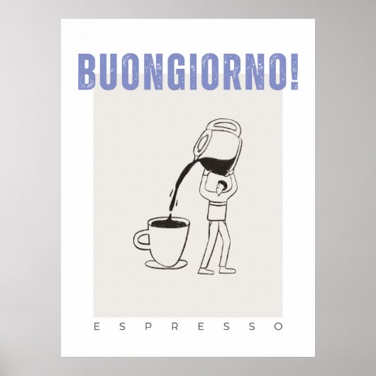 Espressomaffee Poster (Vorne)