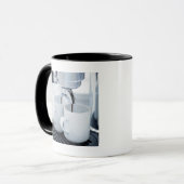Espressomaschine, die Kaffee macht Tasse (Vorderseite Links)