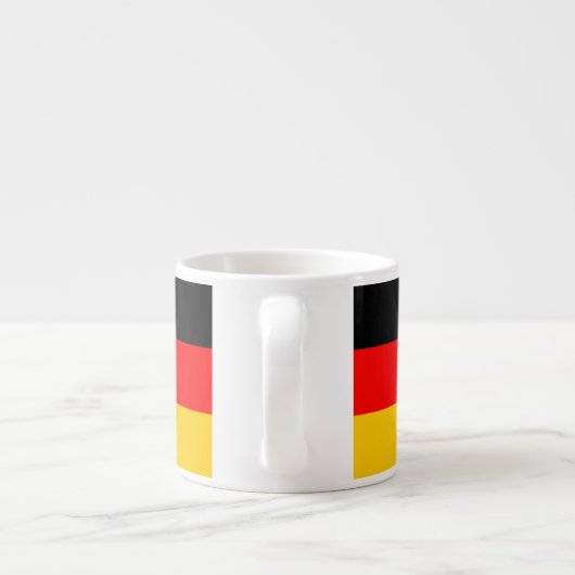 Espressotasse Deutschland Fahne (Rückseite)