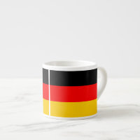 Espressotasse Deutschland Fahne