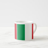 Espressotasse Italien Fahne (Vorderseite Rechts)