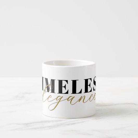 Espressotasse zeitlose Eleganz (Vorderseite)