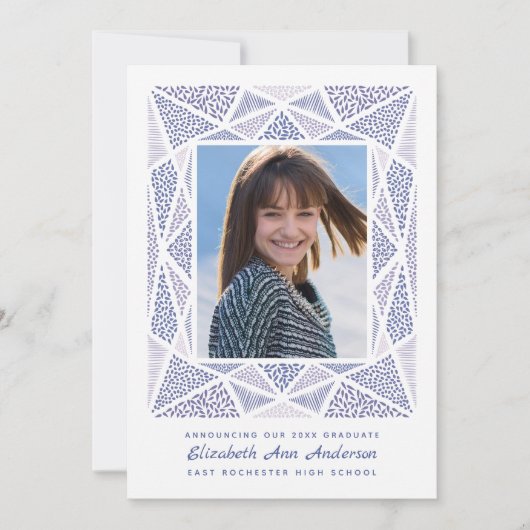 Esprit Abschluss Foto Ankündigung Ultra Violet (Vorderseite)