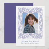 Esprit Abschluss Foto Ankündigung Ultra Violet (Vorne/Hinten)