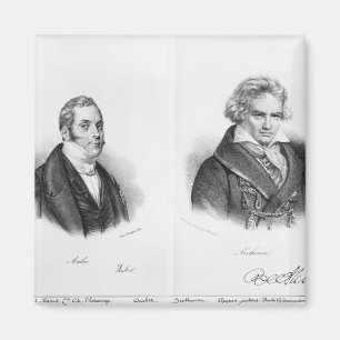 Esprit Auber und Ludwig van Beethoven Magnet