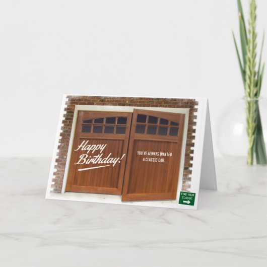 Esprit Classic Car Greetings Card Karte (Vorderseite)