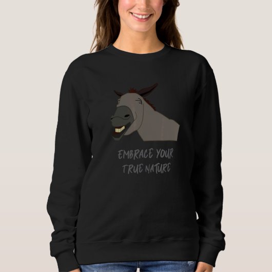 Esprit für Ihr echtes Donkey-Pferd Sweatshirt (Vorderseite)