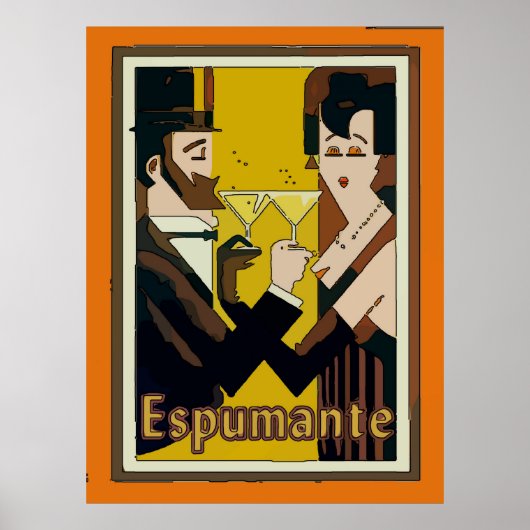 Espumante, feine Weine, Poster (Vorne)