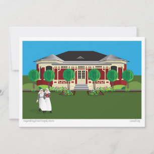 Esquimalt Royal Marinekrankenhaus - Victoria BC Feiertagskarte