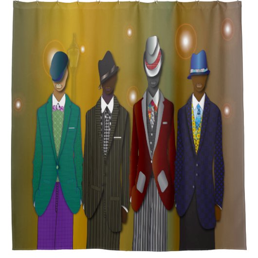 Esquire 077 duschvorhang (Vorderseite)