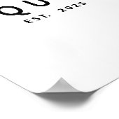 Esquire Est. 2025 Poster (Ecke)