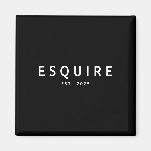 Esquire Est. 2025 Rechtsanwaltskanzlei Gradu Magnet (Vorne)