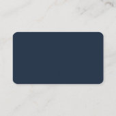 Esquire Navy Blue Professional Visitenkarte (Rückseite)