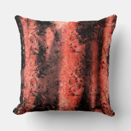 Esquisita textura coral avermelhado amassado kissen