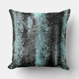 Esquisita textura fibrosa em azul claro kissen