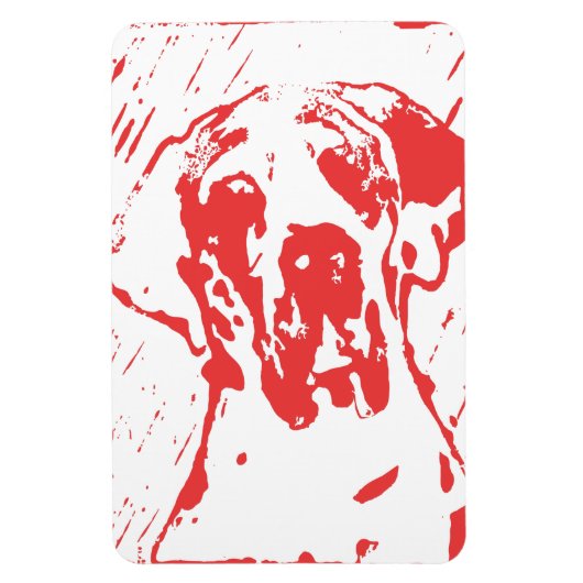 Esra Dogge auf Magnet (Vertikal)