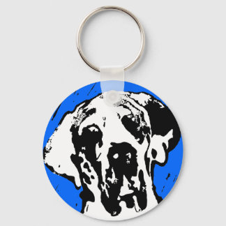 Esra Harlekin Great Dane Schlüsselanhänger